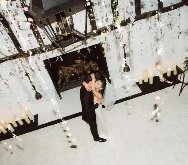 wedding of Ariana Grande and Dalton Gomez