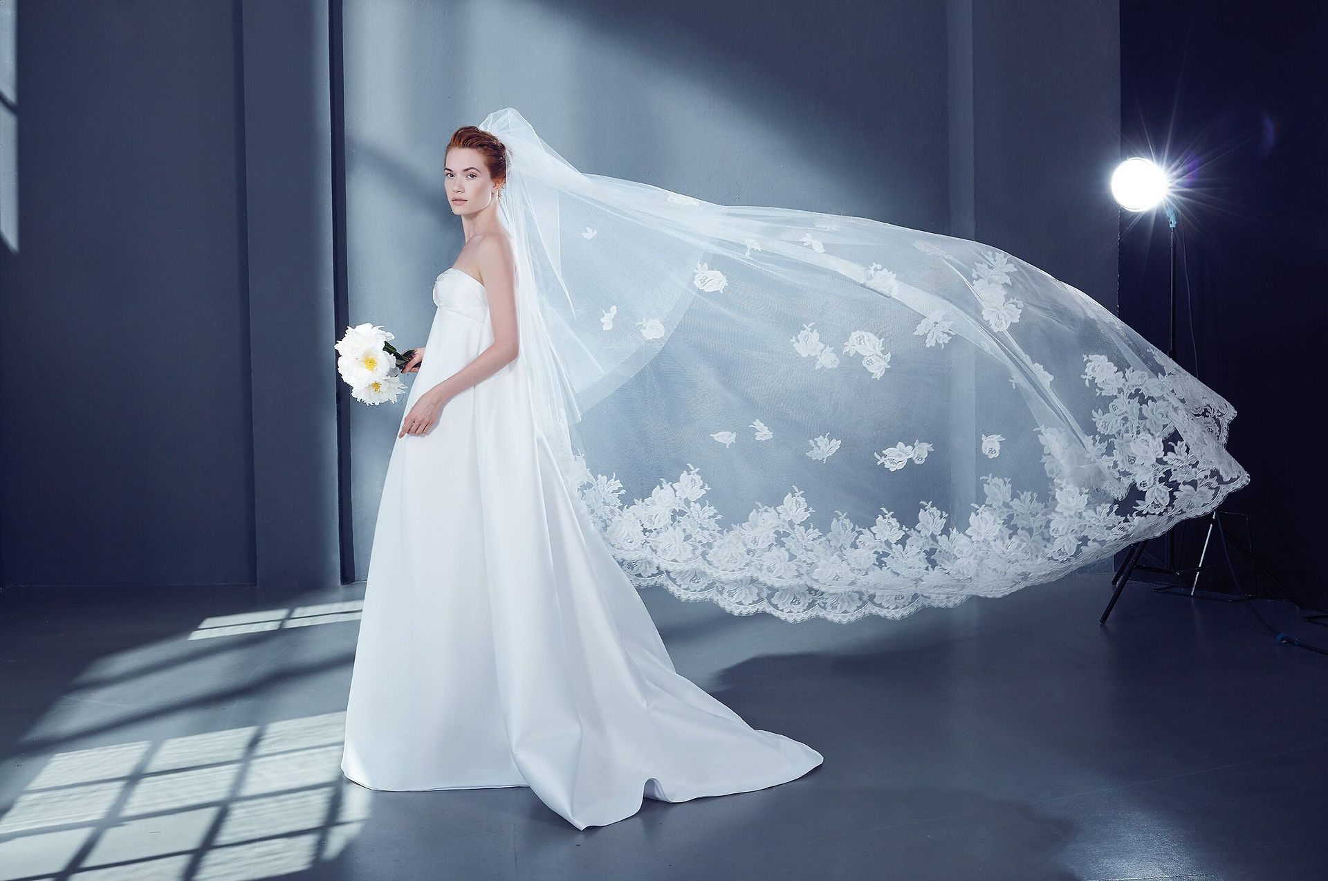 Velo de novia y mantilla — imagen 20