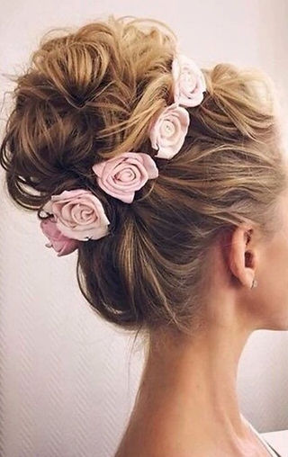 Bridal Hairstyles with Flowers