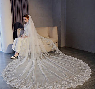 Velo de novia y mantilla — imagen 7