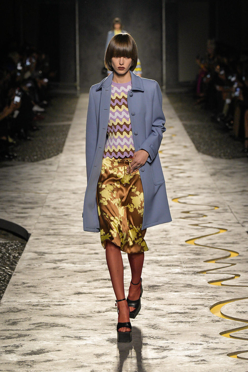 Versace Spring/Summer 2025 runway — official Camera Moda look 1