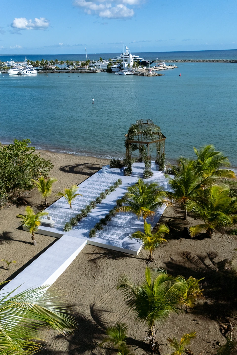 Romantic Wedding Decor in Punta Cana by House of Kirschner