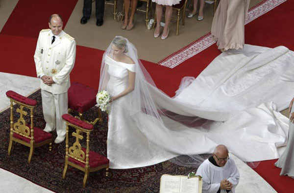 Charlene Wittstock e Princípe Albert II | Casamento | Blog de Casamento | Weddingg | Noiva