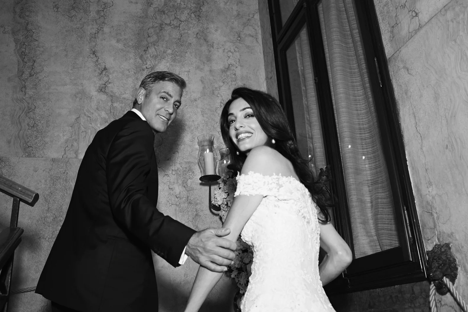 wedding of Amal and George Clooney