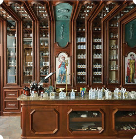 Buly 1803 luxury beauty, skincare, fragrance or cosmetics collection packaging and signature products