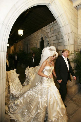 Wedding Melania and Donald Trump
