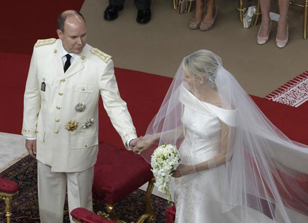 Charlene Wittstock e Princípe Albert II | Casamento | Blog de Casamento | Weddingg | Noiva