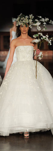 Vestido de Noiva Reem Acra - Primavera / Verão 2019