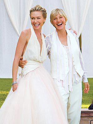 wedding of Ellen DeGeneres and Portia de Rossi