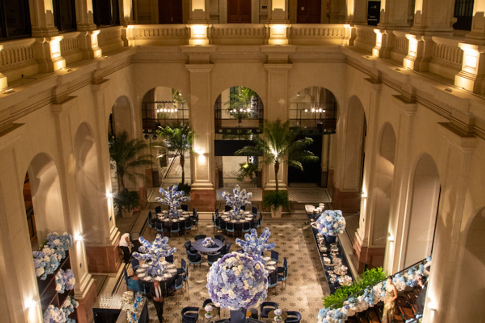 Vic Meirelles Creates an Artsy Hydrangea Wedding at Sala São Paulo — photograph 2 by Flavia Vitoria Photo; Izac Fedotti; Lufre; Ricardo Augusto; Andy Santana; Patrícia Devoraes