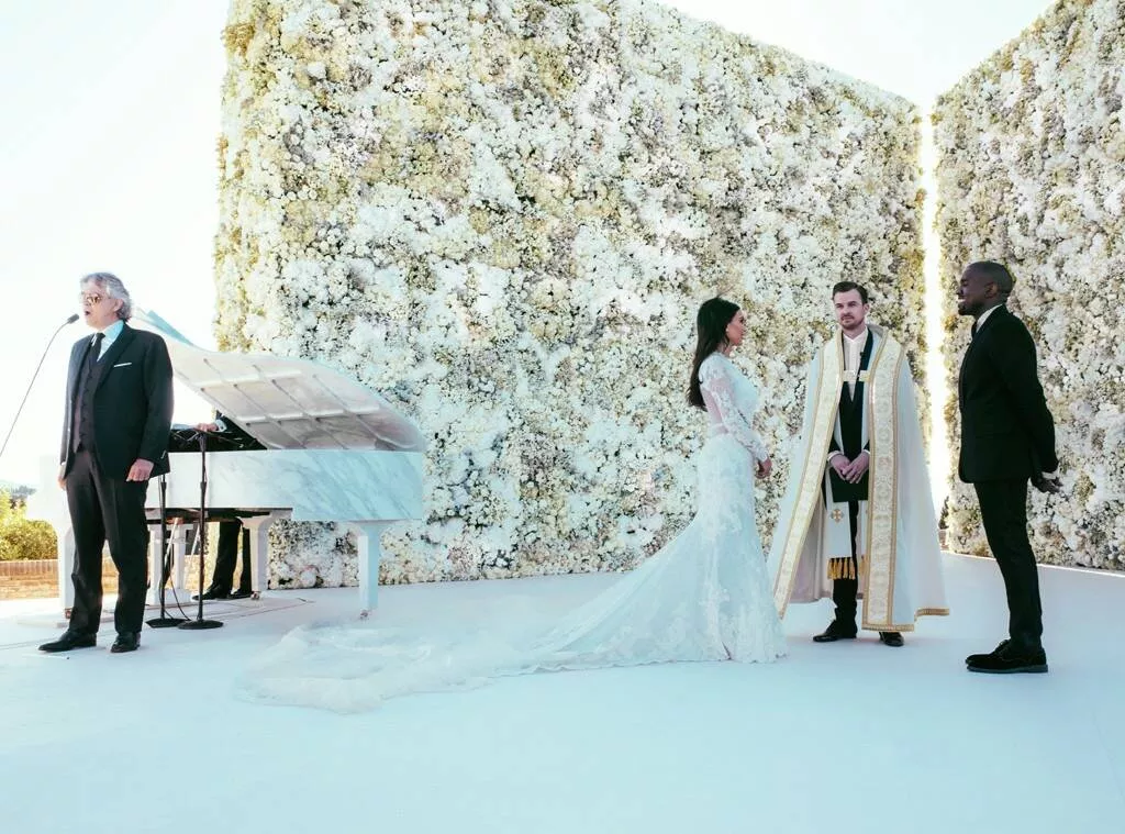 wedding of Kim Kardashia and Kayne West