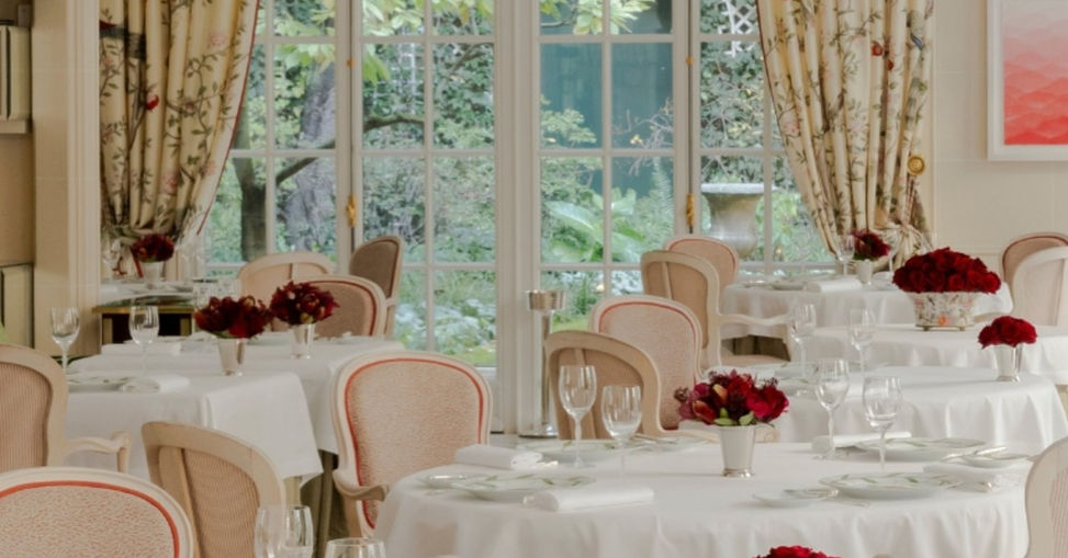 Epicure luxury restaurant in France