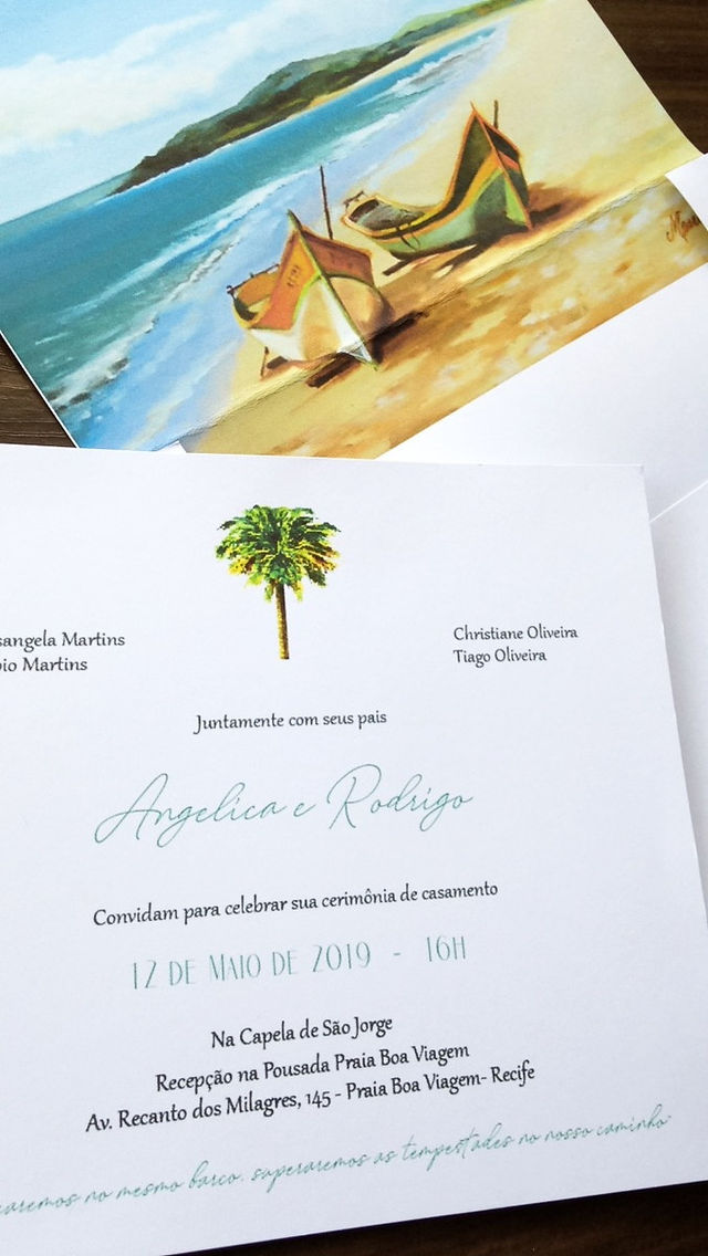 Beach Wedding Invitation Ideas