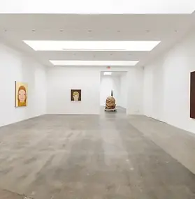 Blum contemporary art gallery exhibition space featuring internationally acclaimed artists