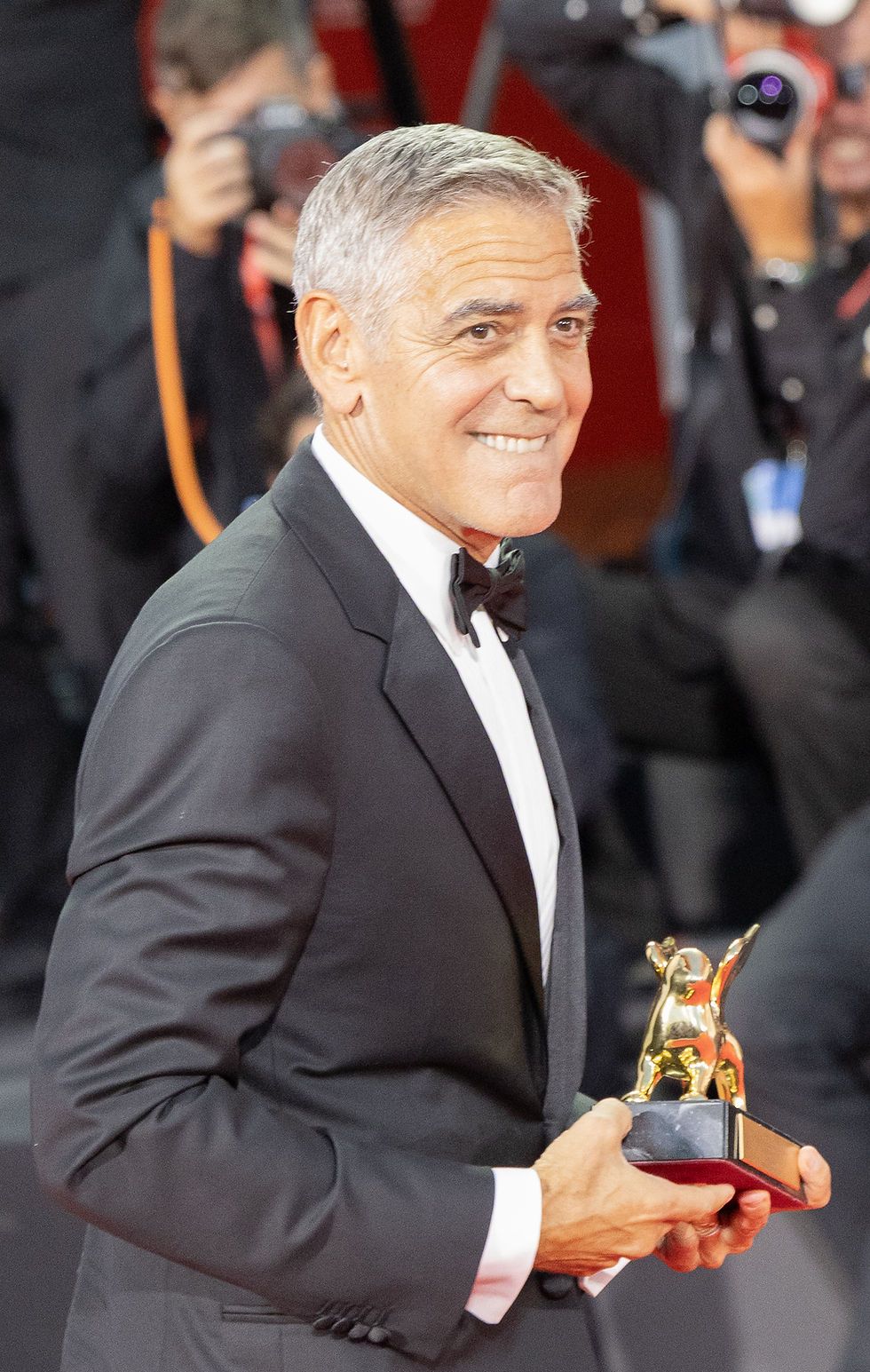 George Clooney photographed at the 83rd Venice Film Festival Golden Lion for Lifetime Achievement ceremony on 2 September 2026