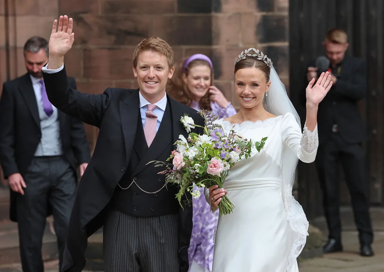 Le mariage d'Olivia Henson et Hugh Grosvenor : Une union royale moderne au cœur de la haute société britannique