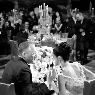 サルマ・ハエックとフランソワ=アンリ・ピノーの結婚式