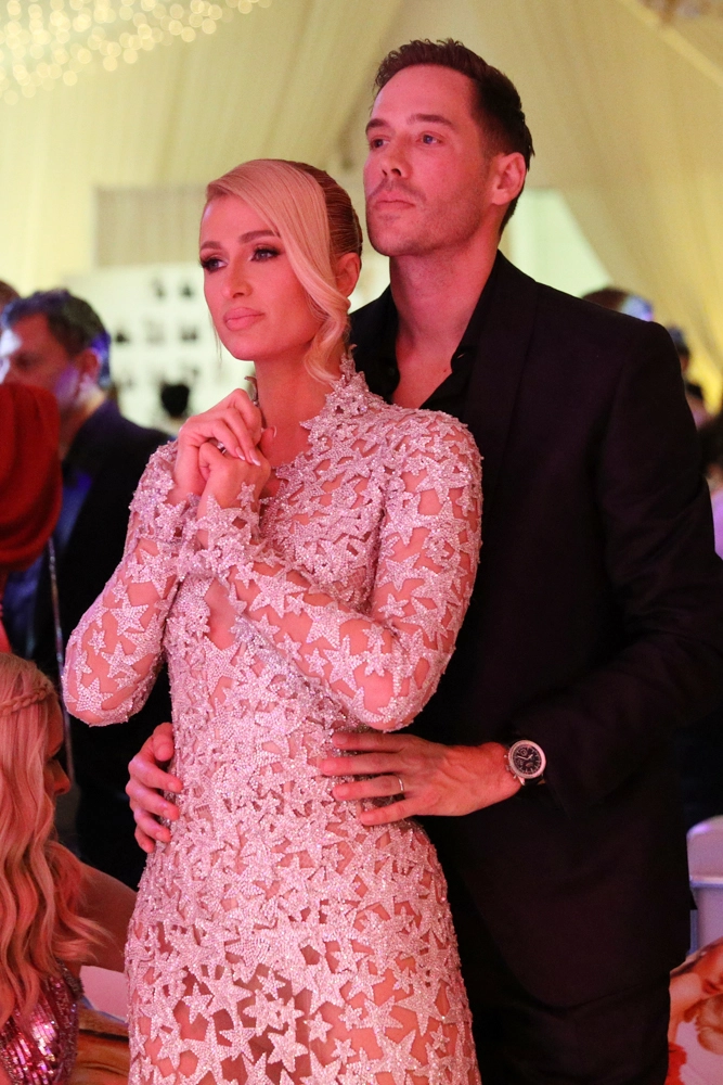 wedding of Paris Hilton and Carter Reum