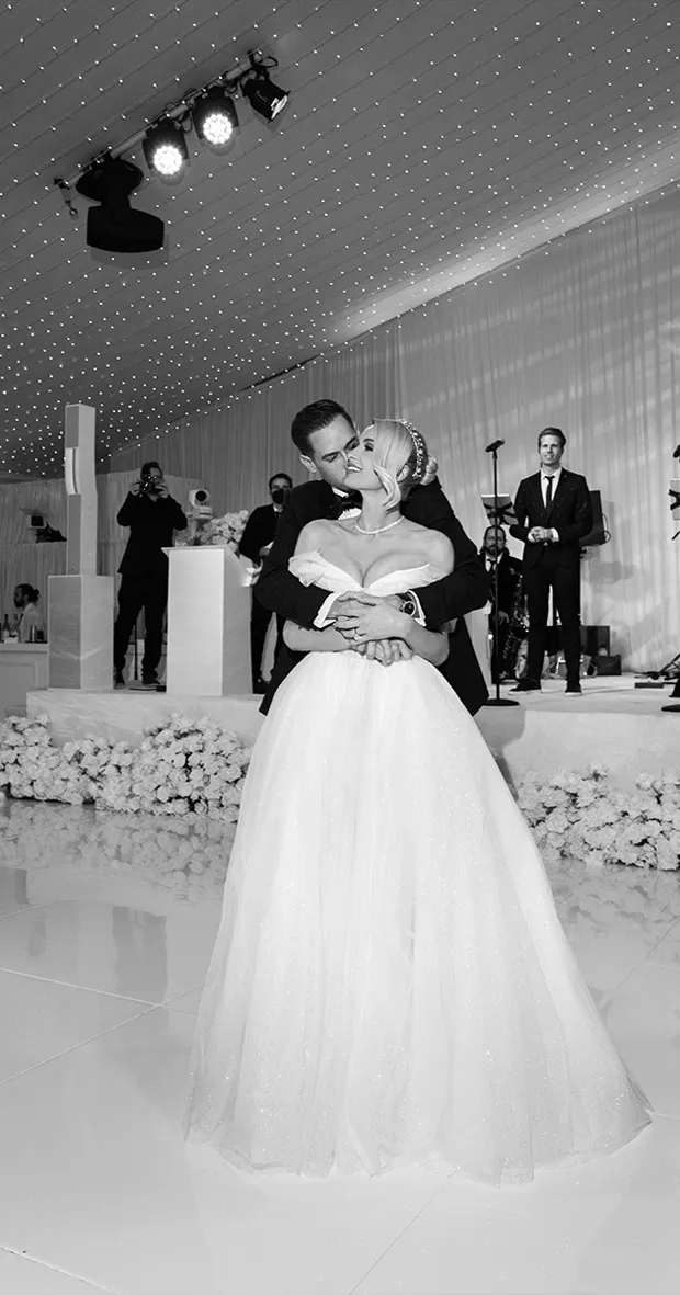 wedding of Paris Hilton and Carter Reum