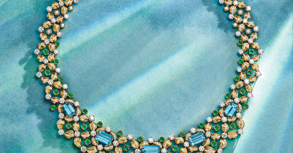 Tiffany & Co. Blue Book 2026 Daisy Blue Zircon Necklace — official editorial asset