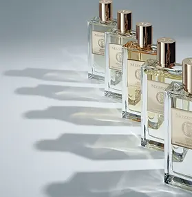 Mizensir luxury beauty, skincare, fragrance or cosmetics collection packaging and signature products