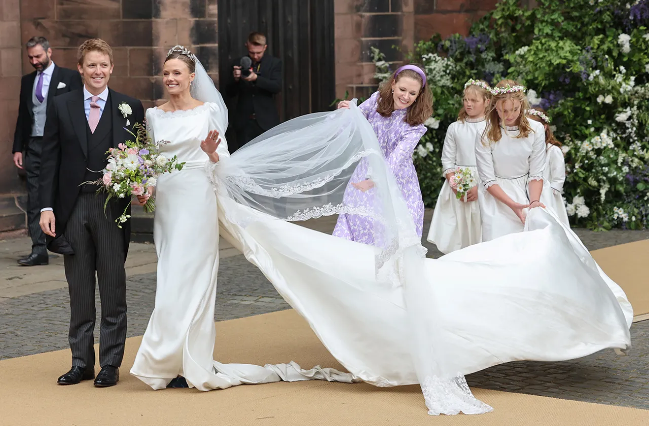 Le mariage d'Olivia Henson et Hugh Grosvenor : Une union royale moderne au cœur de la haute société britannique