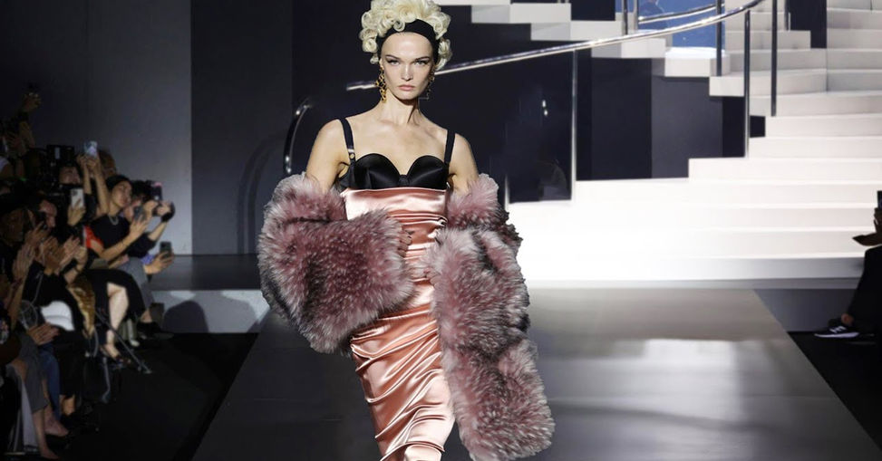 Dolce & Gabbana luxury fashion brand runway collection