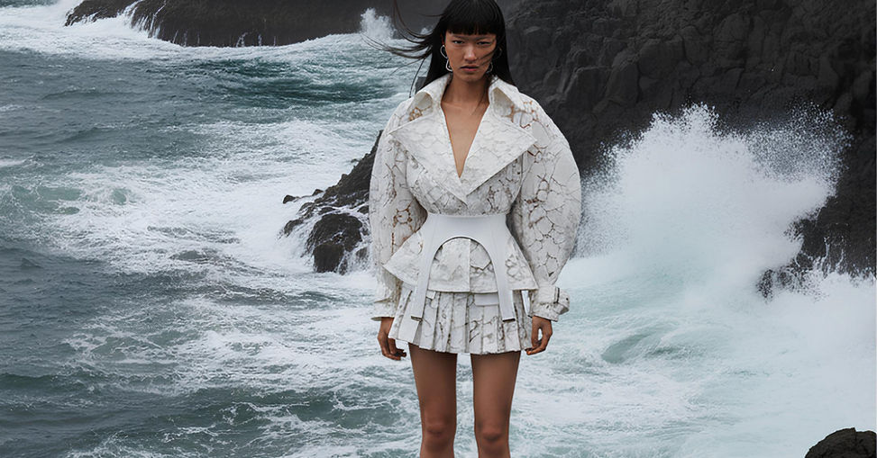 Byblos fashion collection runway look