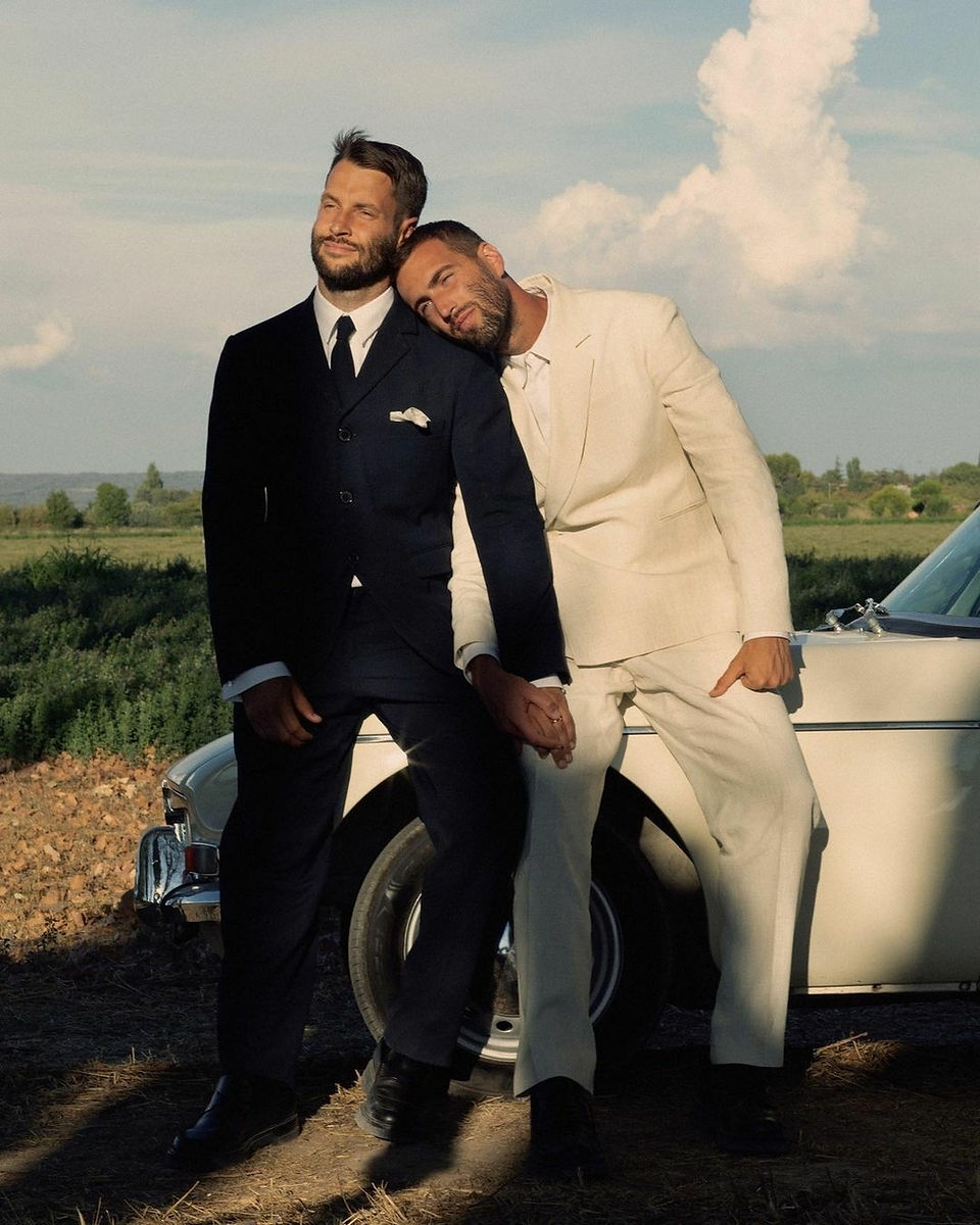 Boda de Simon Porte Jacquemus y Marco Maestri