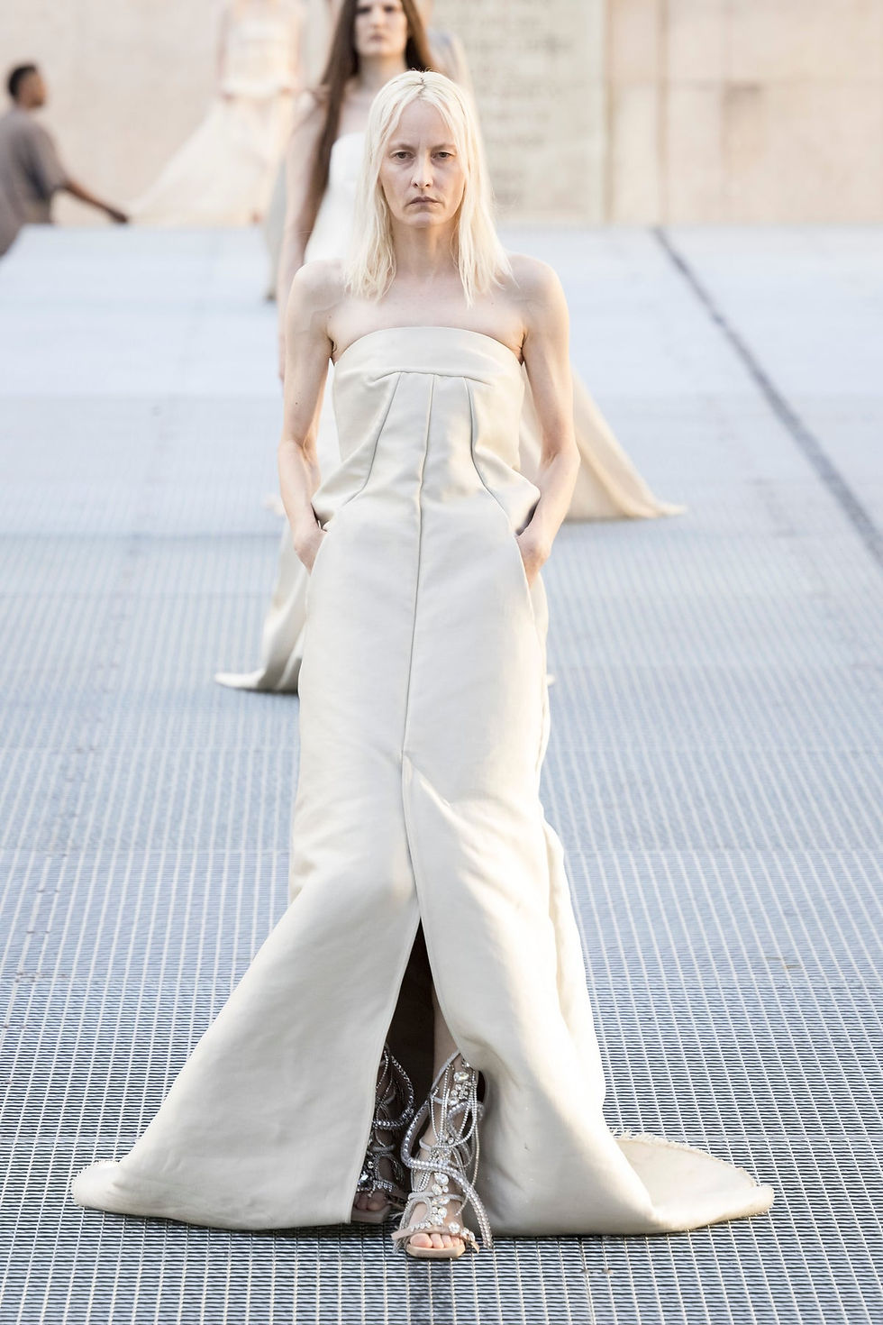 Rick Owens STONE Spring/Summer 2027 runway — look 4