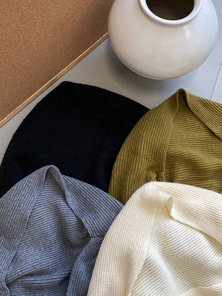 Thumbnail: Touka Knitted Shrug Scarf - Black