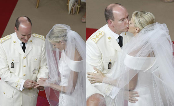 Charlene Wittstock e Princípe Albert II | Casamento | Blog de Casamento | Weddingg | Noiva