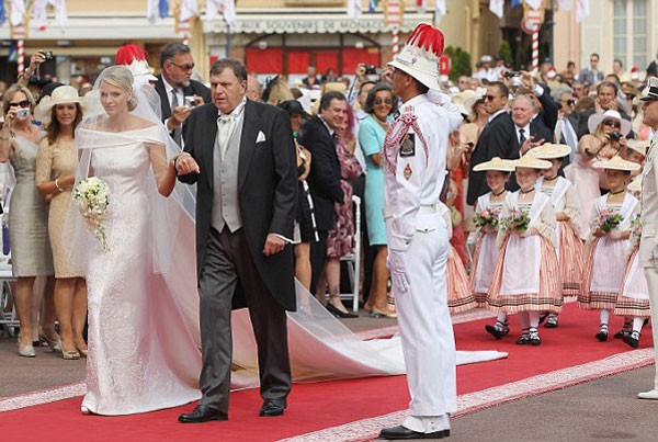 Charlene Wittstock e Princípe Albert II | Casamento | Blog de Casamento | Weddingg | Noiva