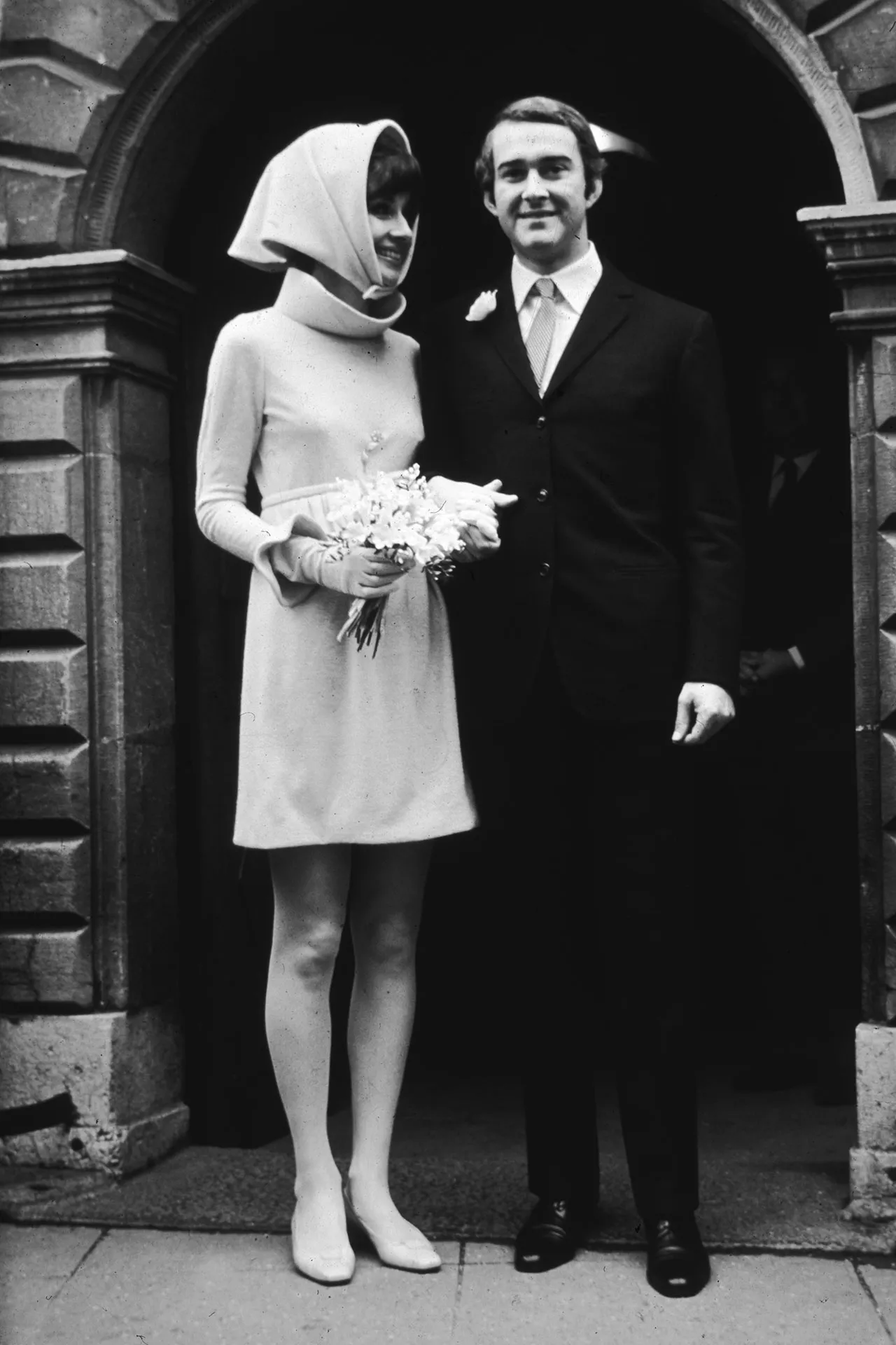 Wedding of Audrey Hepburn and Mel Ferrer
