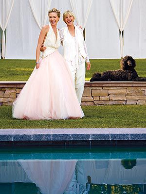 wedding of Ellen DeGeneres and Portia de Rossi