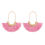 Miniatura: Mye1038 - Fan Shape Drop Hoop Earrings