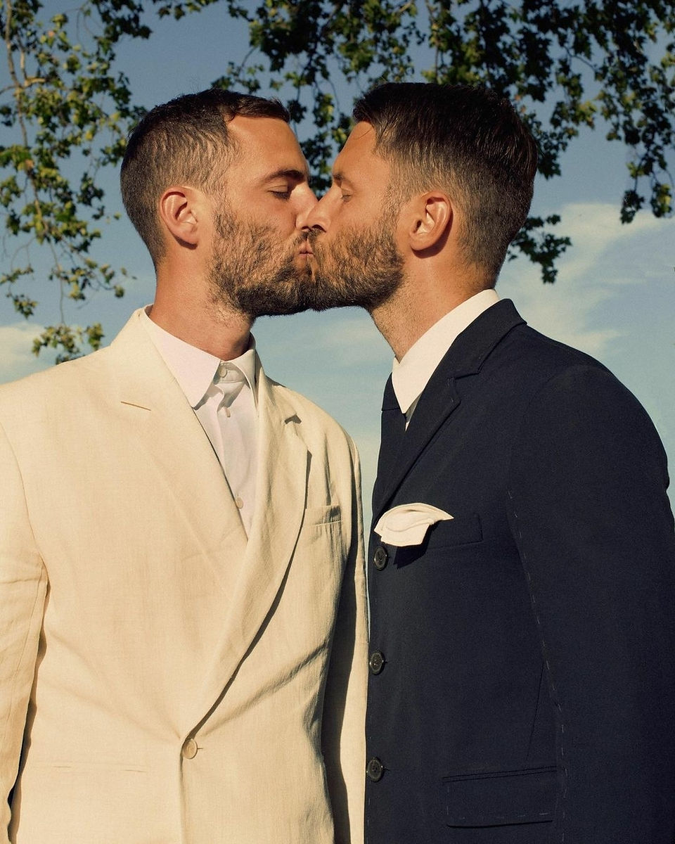 Boda de Simon Porte Jacquemus y Marco Maestri