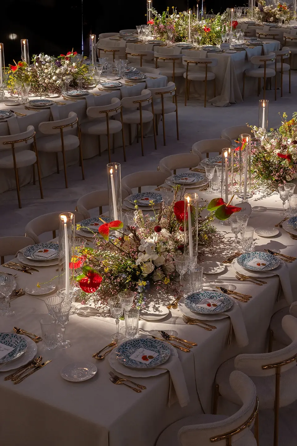 Decoração monumental de casamento por House of Kirschner