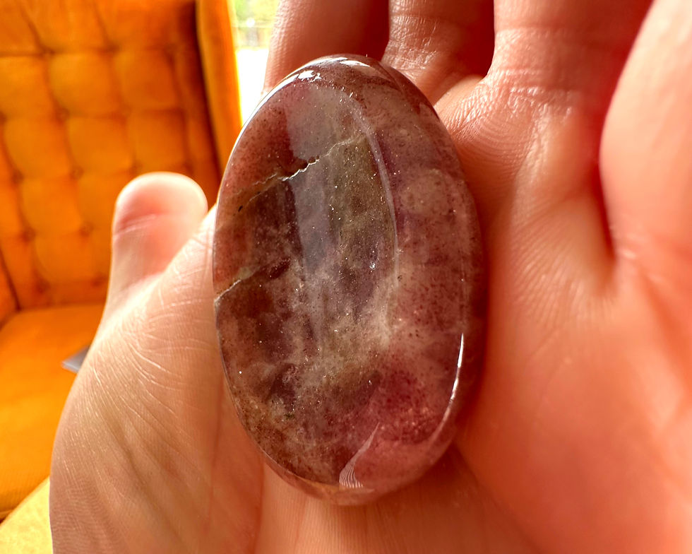 Thumbnail: Strawberry Quartz Palm Stone