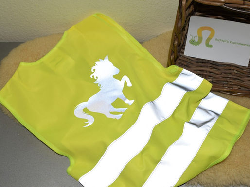 Ein süsses Einhorn durfte ich auf eine Kinder-Leuchtweste plotten!