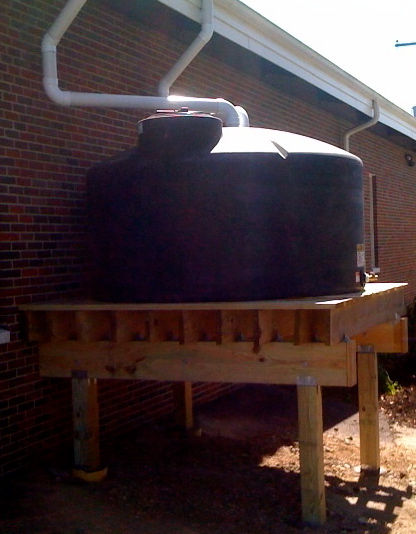 water tank platform elevate