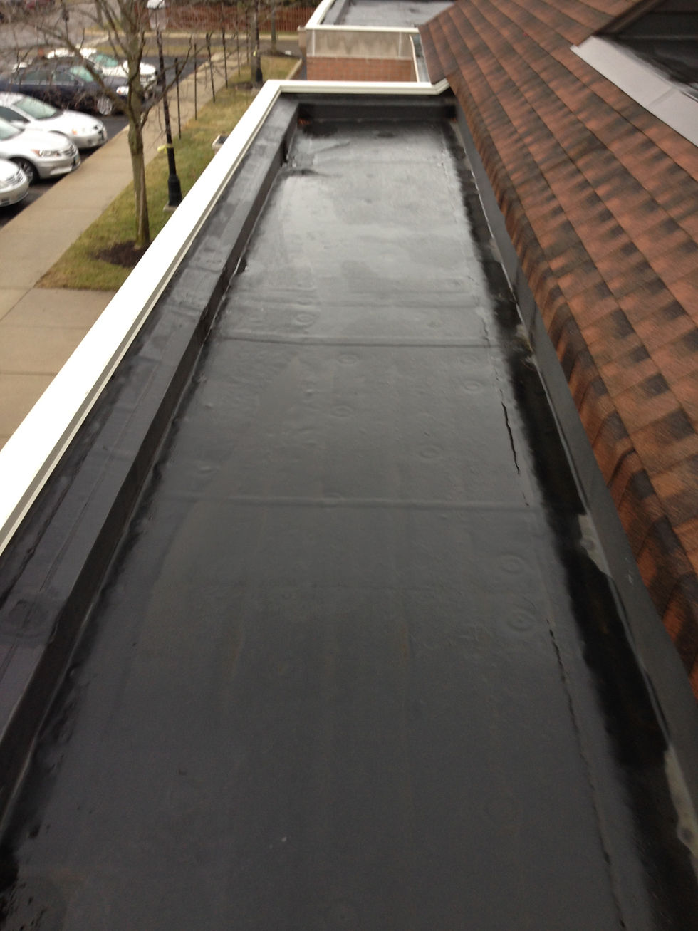 Blue roof preparation