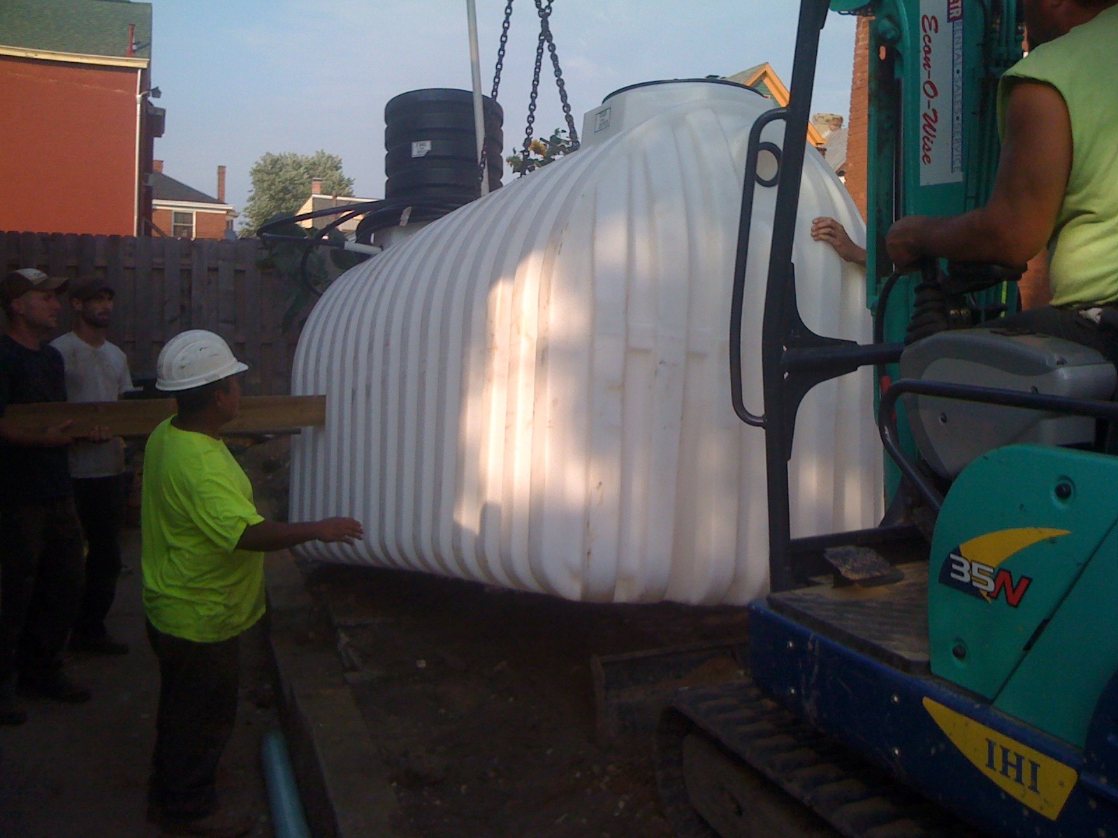 Norwesco Below-Ground Tank Install