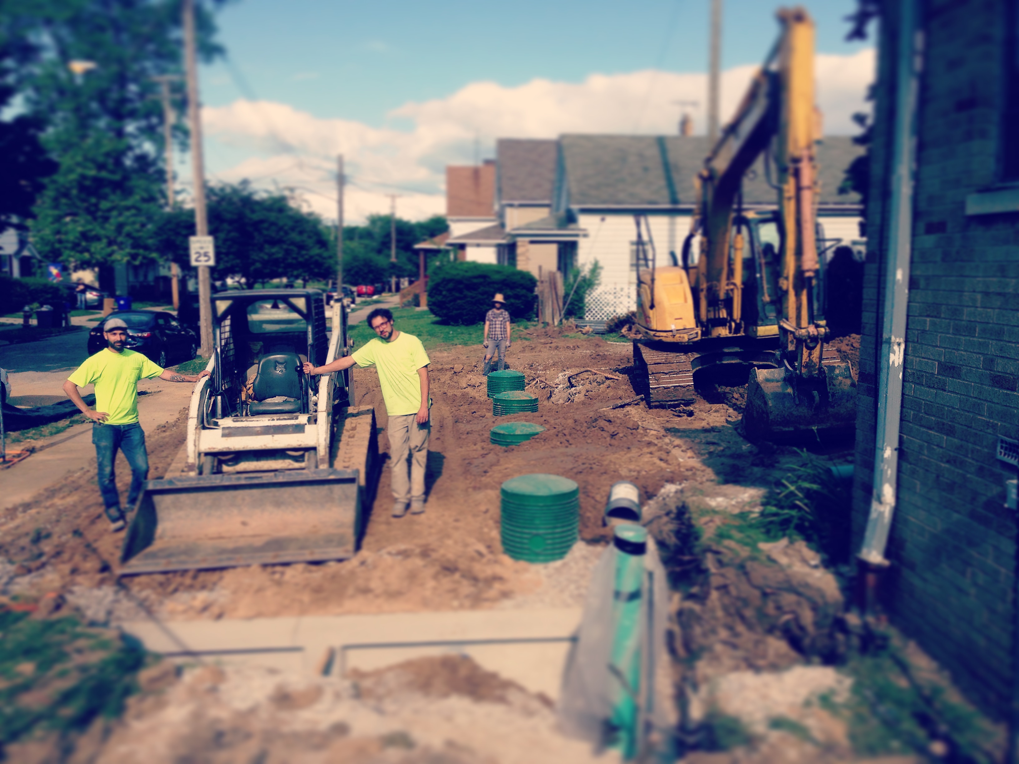 20,000 gal cistern system