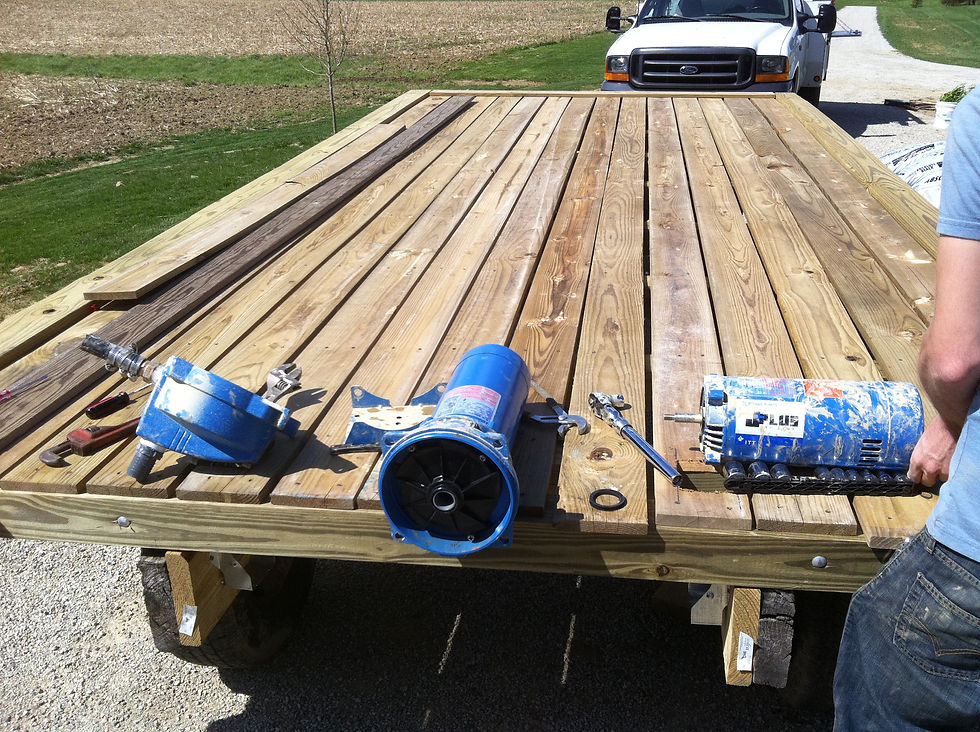 water pump repair cistern well