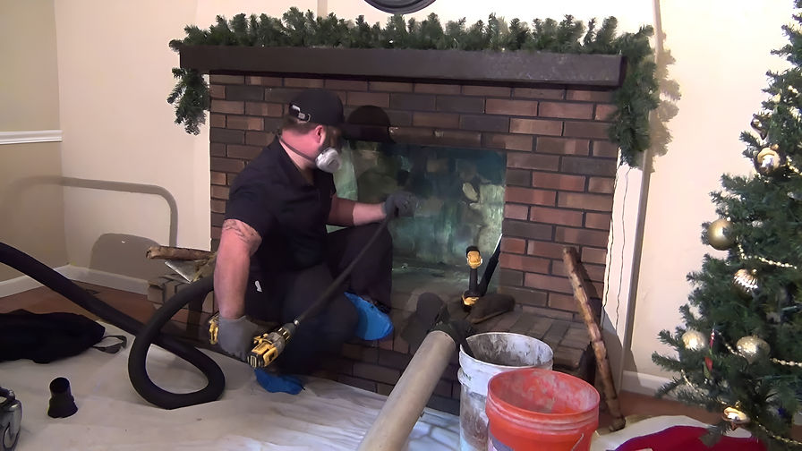 Fireplace cleaning