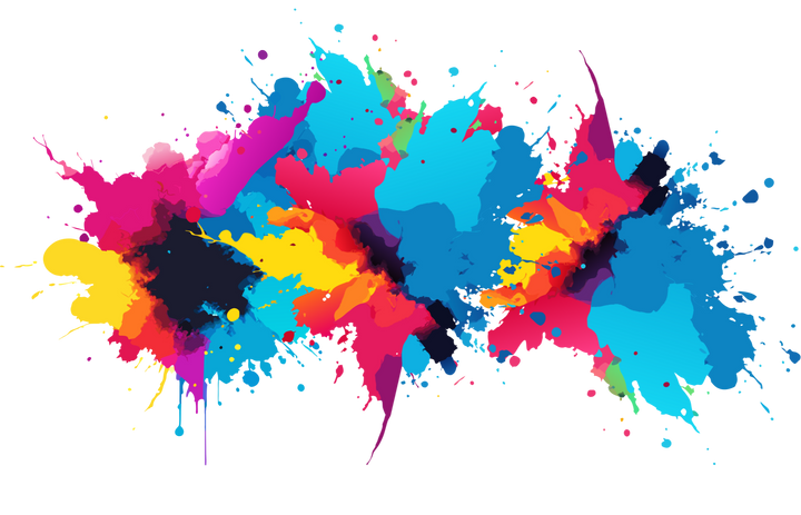 Creative colorful design for The Funky Brush and Palette’s Instagram post.