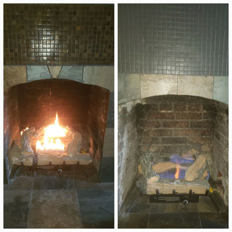 Fireplace cleaning
