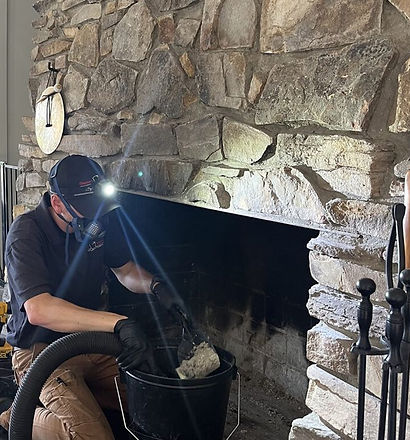Fireplace cleaning