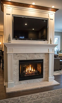 Room with a Fireplace